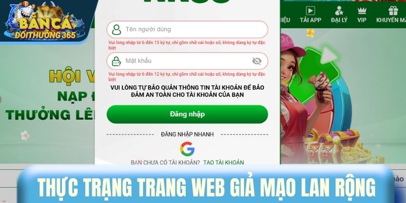 Thực trạng trang web giả mạo lan rộng